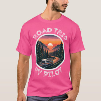 Niedlicher Rv-Pilot Phantastisches Camping Rv Camp T-Shirt