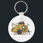 Niedlicher RV Vintag Teardrop Camper Trailer Schlüsselanhänger<br><div class="desc">Erinnerungen Camping dauern ein Leben lang! Und das tun auch die Erinnerungen Ihres Teardrop-Campers. Diese skurrilen Tardrop-Camper Schlüsselketten sind so niedlich wie möglich:) Dieser Teardrop Vintage Camping Anhänger wurde von dem Künstler Richard Neuman entworfen. Sein einzigartig gestyltes Vintages Trailerwerk wird weltweit gesammelt. Sie werden finden, diese Schlüsselketten sind großartige teardrop...</div>