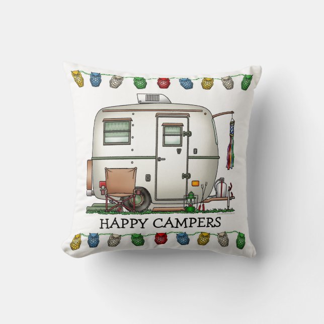 Niedlicher RV-Vintager Kissen (Vorderseite)