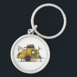 Niedlicher RV Vintager Schlüsselanhänger<br><div class="desc">Erinnerungen des Campings dauern eine Lebenszeit! Und tun Sie so jene Erinnerungen Ihres Teardropcampers. Diese wunderlichen Teardropcamperkrawatten sind so niedlich, wie sie sein können:) wurde dieser Vintage Campingsanhänger des Teardrop vom Künstler Richard Neuman entworfen. Seins redete einzigartig Vintage Anhänger an, die Grafik weltweit gesammelt wird. Sie finden, dass dieser Männer...</div>