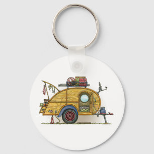 Niedlicher RV Vintager Schlüsselanhänger