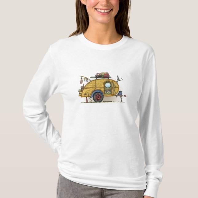 Niedlicher RV Vintager T-Shirt (Vorderseite)