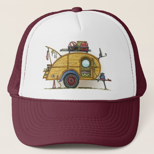 Niedlicher RV Vintager Truckerkappe (Vorderseite)