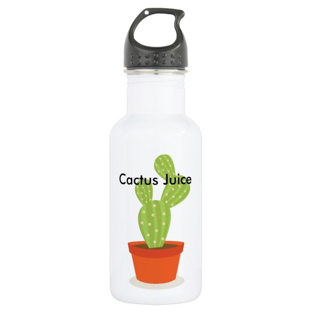 Niedlicher saftiger Kaktus - Kaktus-Saft Trinkflasche (Vorderseite)