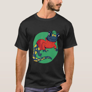 Niedlicher Salamander Cool Retro Spaß Seltsame Biz T-Shirt