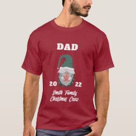 Niedlicher Santa Gnome Vater Weihnachten T-Shirt