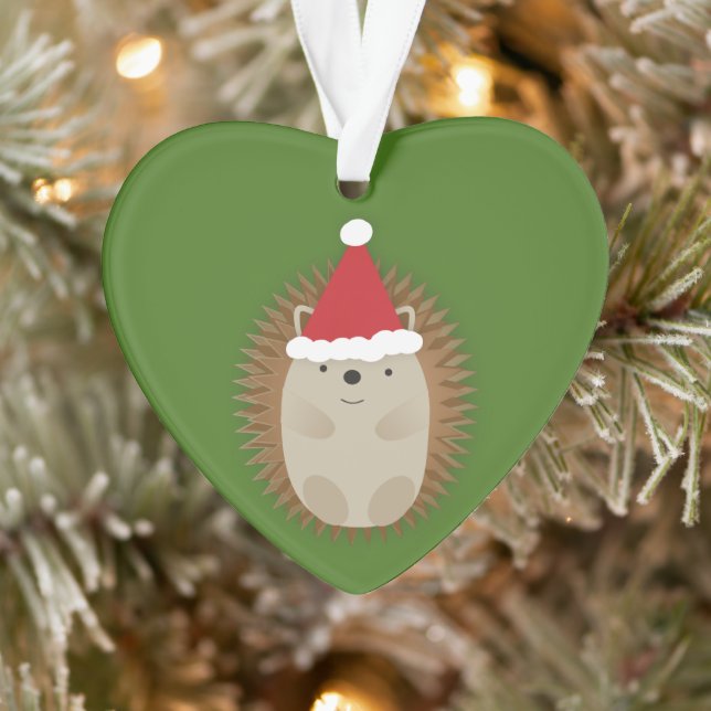 Niedlicher Santa Igel Ornament (Baum)