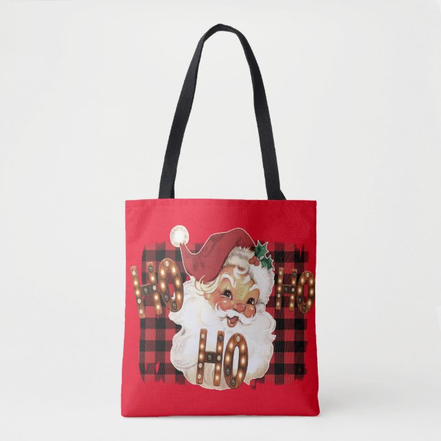 Niedlicher Santa Santa Santa Santa Santa Tasche (Vorderseite)