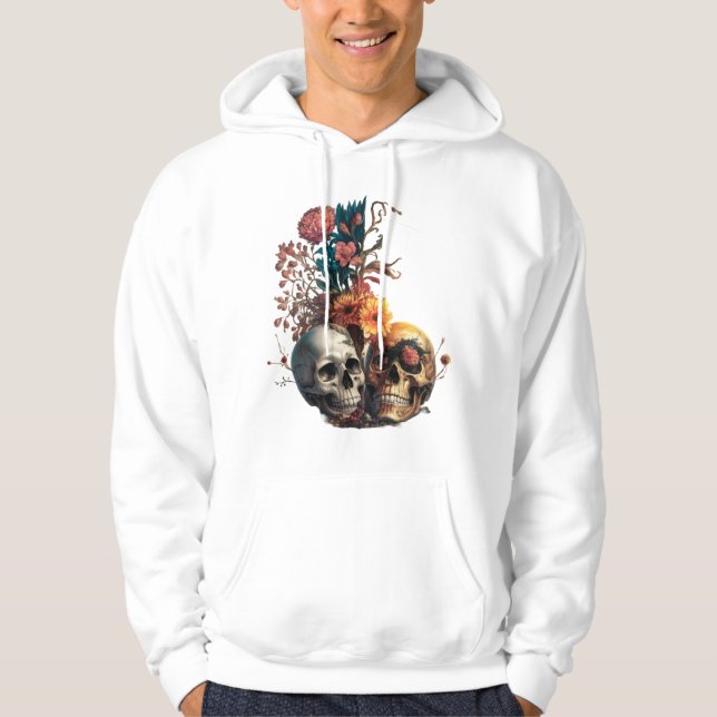 Niedlicher Schädel Hoodie (Vorderseite)