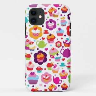 Niedlicher Schalenkuchen und Teetopf Case-Mate iPhone Hülle