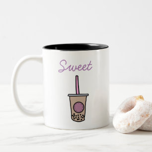 Niedlicher Schaumtee Zweifarbige Tasse