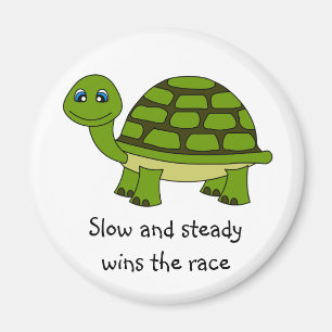 Niedlicher Schildkröte-Cartoon Magnet