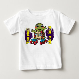 Niedlicher Schildkrötendruck auf Shirt für Kleinki