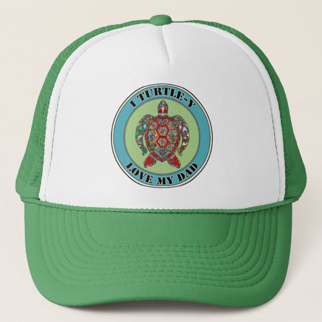 Niedlicher Schildkrötenhut Truckerkappe (Vorderseite)