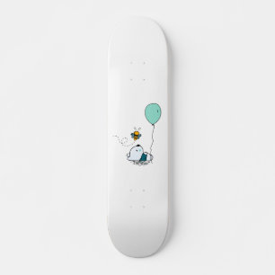Niedlicher Schlafpanda mit Biene Skateboard