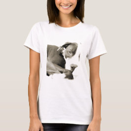 niedlicher, schläfriger Grubenbulling T-Shirt