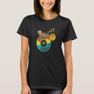 Niedlicher Schlafsaal Musik Vinyl LP Musikermusik T-Shirt