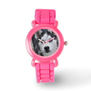 Niedlicher Schlittenhund Armbanduhr