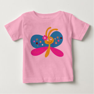Niedlicher Schmetterling Baby T-shirt