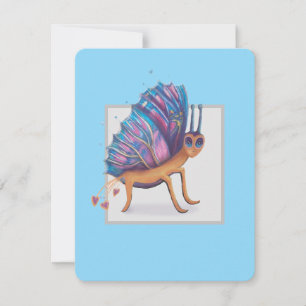 niedlicher Schmetterling Feiertagskarte