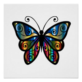 Niedlicher Schmetterling Poster