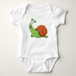 Niedlicher Schneckenbeutel Baby Strampler