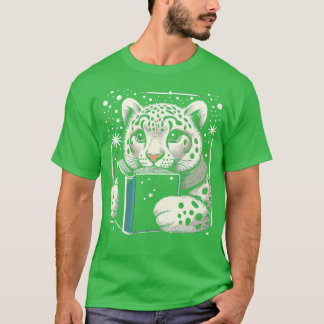 Niedlicher Schneeleopard Cub Big Cat T-Shirt