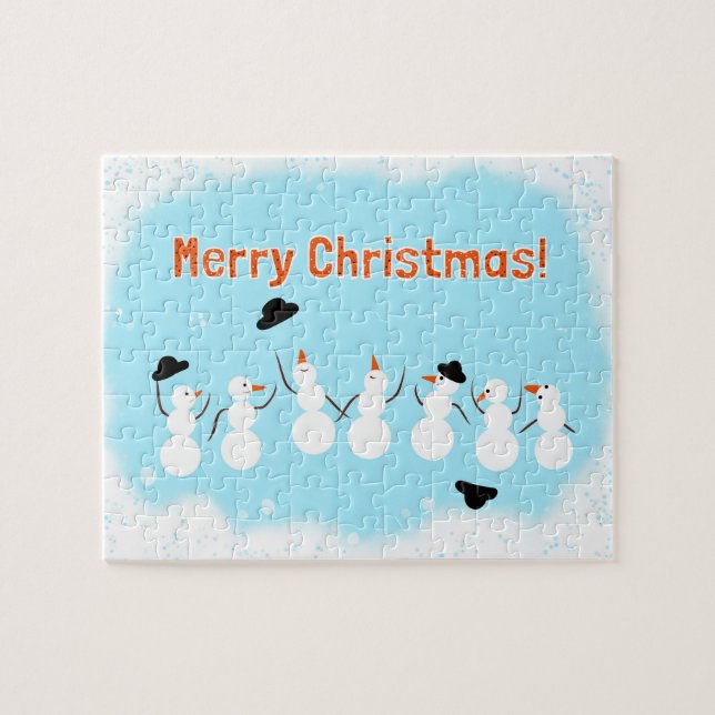 Niedlicher Schneemann (Horizontal)