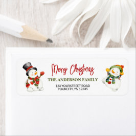 Niedlicher Schneemann Frohe Weihnachtsgrün