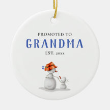 Niedlicher Schneemann für Oma