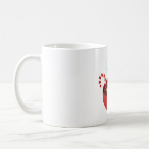 Niedlicher Schneemann in heißer Schokolade Kaffeetasse