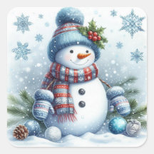 Niedlicher Schneemann