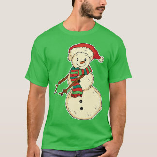 Niedlicher Schneemann T-Shirt