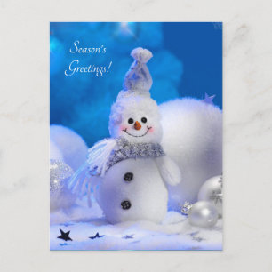 niedlicher Schneeschuh Feiertagspostkarte