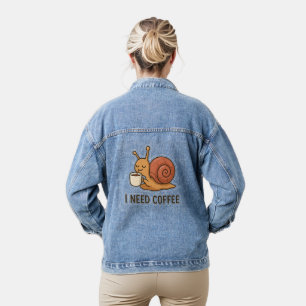 Niedlicher Schnellimbiss Jeansjacke