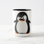 Niedlicher Schwarz-weißer Pinguin und Funny Mustac Zweifarbige Tasse<br><div class="desc">Ein niedlicher schwarz-weißer lustiger Pinguin mit einem lustigen schwarzen Schnurrbart. Ein cooles Retro-Design mit einem geek 80er lustigen schwarzen Schnurrbart auf weißem Hintergrund. Die perfekte Spaß Geschenkidee für sie zu jeder Gelegenheit.</div>