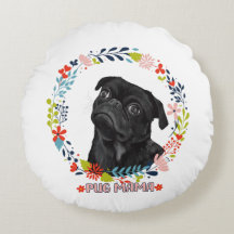 Niedlicher Schwarzer Mops - Mops Mama