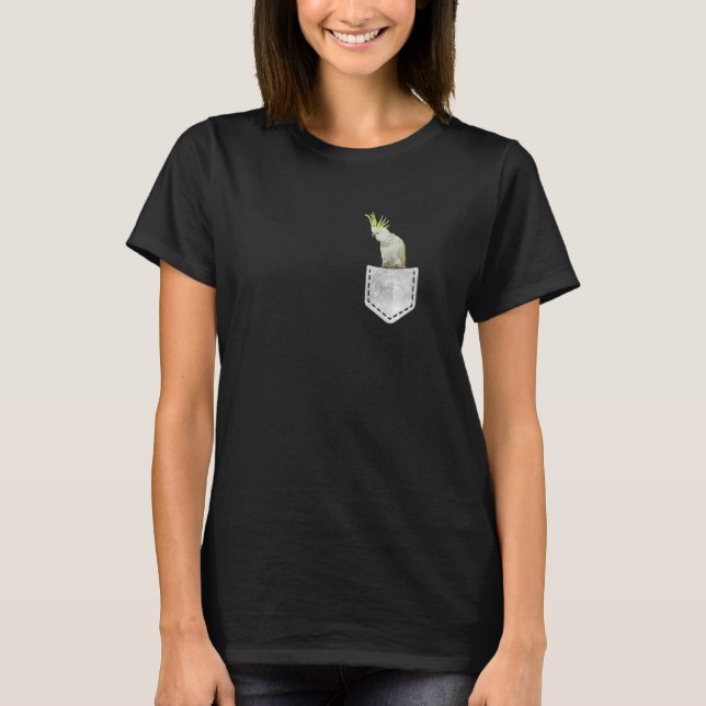 Niedlicher Schwefelgezapfteter Kakadobecker T-Shirt (Vorderseite)