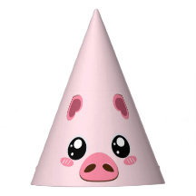 Niedlicher Schwein-Partyhut