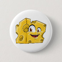Niedlicher Schweizer Käse Funny Cartoon Charakter