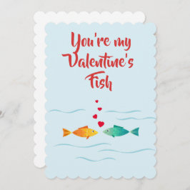 Niedlicher Seefisch in der Liebe