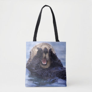 Niedlicher Seeotter Alaska, USA Tasche