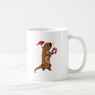 Niedlicher Seeotter im Kaffeetasse