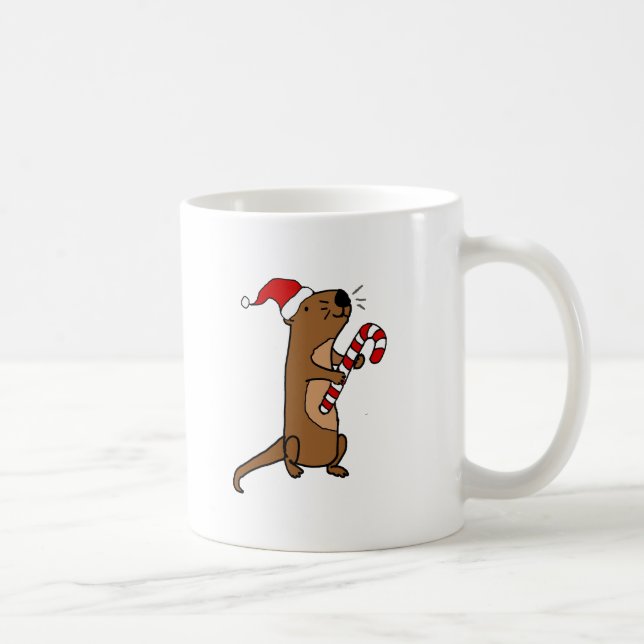 Niedlicher Seeotter im Kaffeetasse (Rechts)