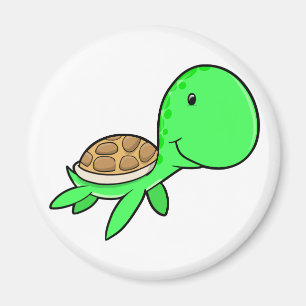 Niedlicher Seeschildkröte-Magnet Magnet
