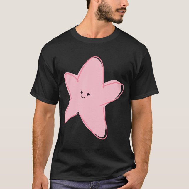 Niedlicher Seestern T-Shirt (Vorderseite)