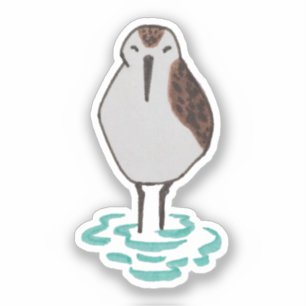 Niedlicher Seevogel-Sandpiper Aufkleber