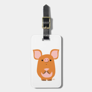 Niedlicher Shi Cartoon Pig Gepäckstück Gepäckanhänger