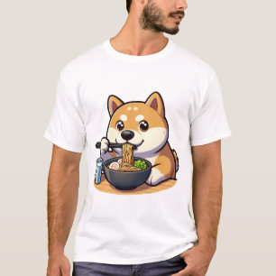 niedlicher Shiba-Fresser T-Shirt