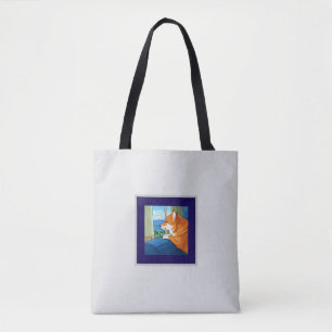 Niedlicher shiba inu Blick auf die Fuji-Tasche Tasche